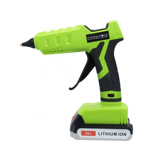 Customized 20V Cordless  Glue Gun li-ion Battery Powered Full Size 11mm Sticks Use for Arts & Crafts(No battery tool bare)