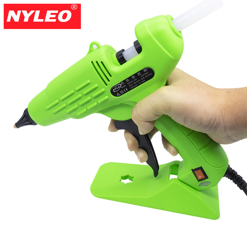 60Watt  glue gun Hot Melt Stick Industrial Glue Gun For Creation hot glue gun with base