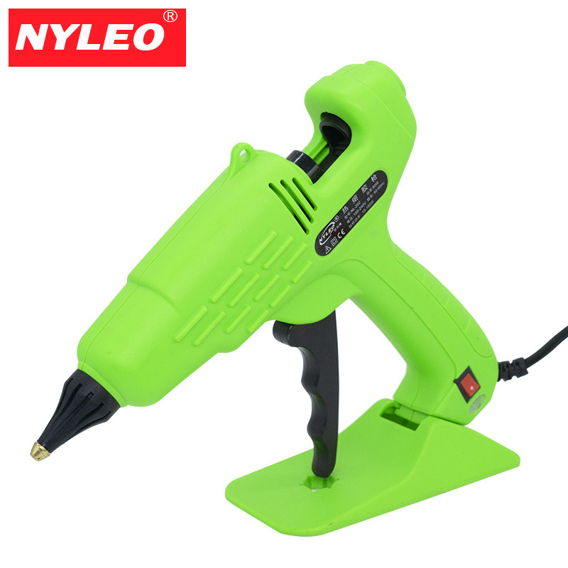 60Watt  glue gun Hot Melt Stick Industrial Glue Gun For Creation hot glue gun with base