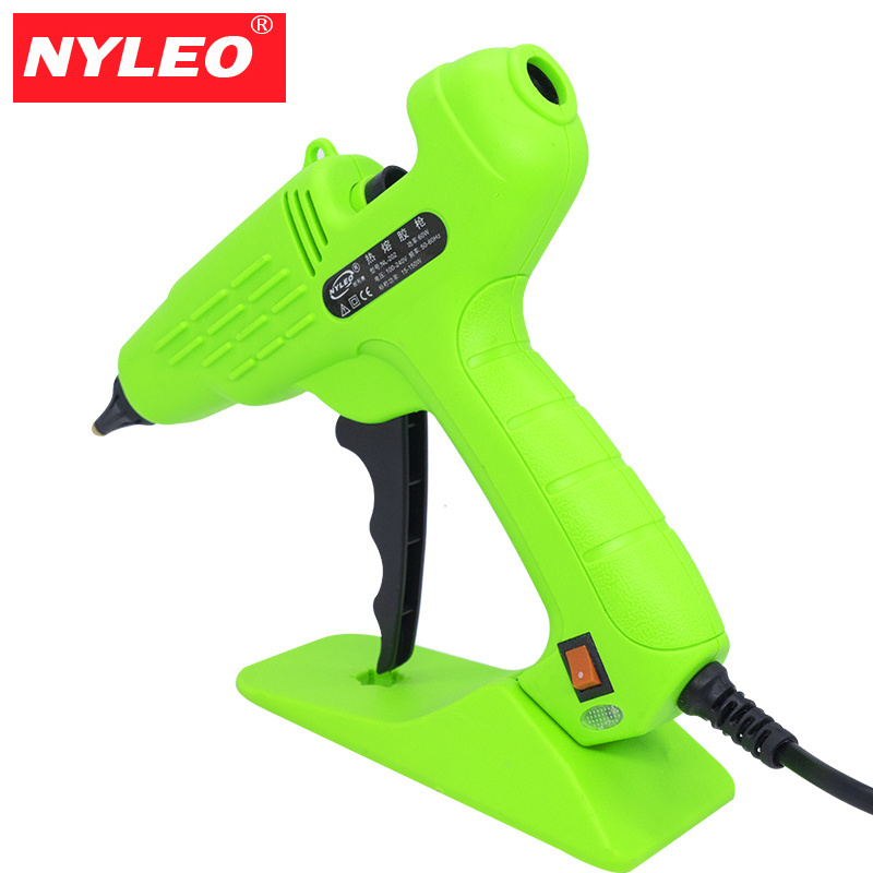 60Watt  glue gun Hot Melt Stick Industrial Glue Gun For Creation hot glue gun with base