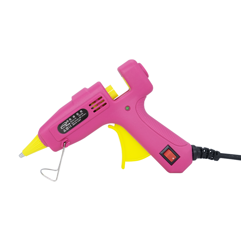 DIY Pink Color  mini glue gun for kids Easy-to-use glue gun for children