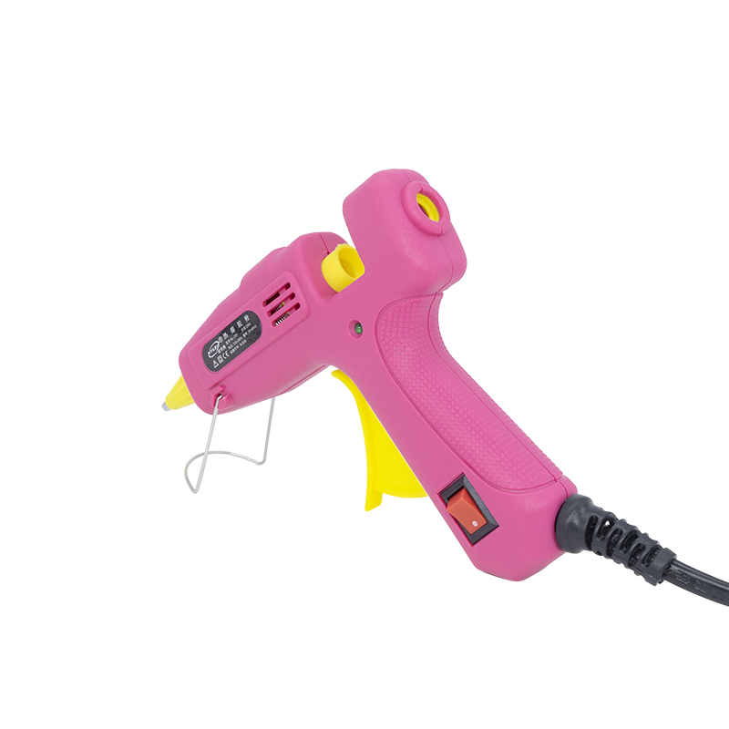 DIY Pink Color  mini glue gun for kids Easy-to-use glue gun for children