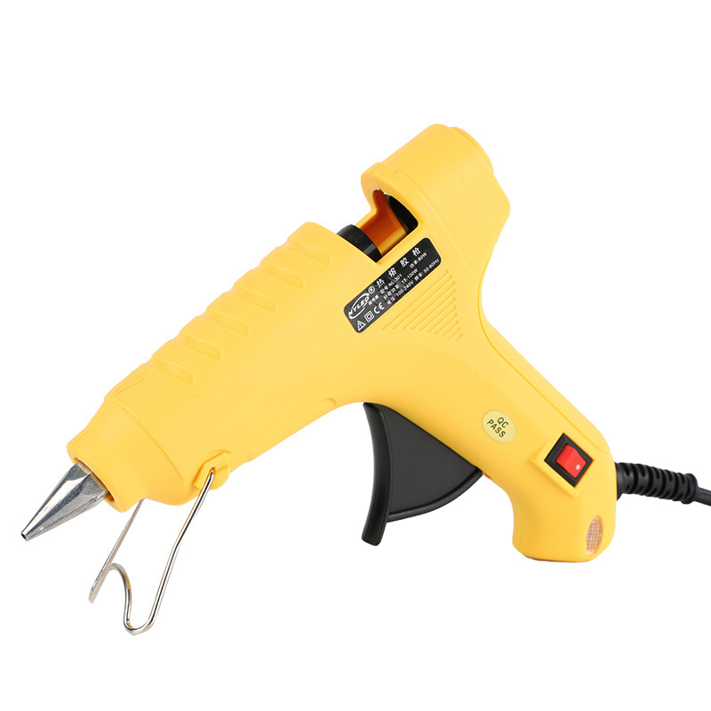 NL-30140W full size High Temp Glue Gun with 2pcs Hot Melt Glue Sticks for Crafts School Home Repair DIY Hand Tools