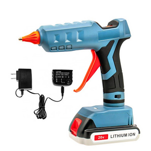 NYLEO NL-237 Glue Gun li-ion Battery Powered Full Size 11mm Sticks Use for Arts & Crafts(No battery tool bare) Customized 20V Co