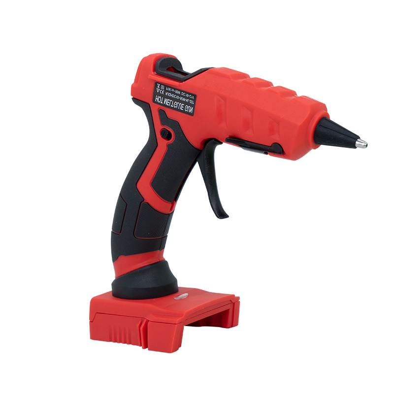 NL-227L 20V Cordless Hot Glue Gun,   Fast Heating Full Size Glue Gun with Insulated Copper Nozzle, 12 Pcs Premium Glue Sticks