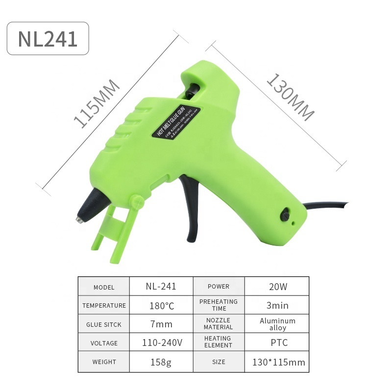 New arrival mini glue gun With switch hot glue gun with no leakage design