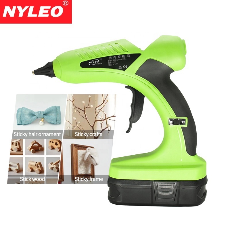 NYLEO hot glue gun cordless 60W 18V glue gun for industrial