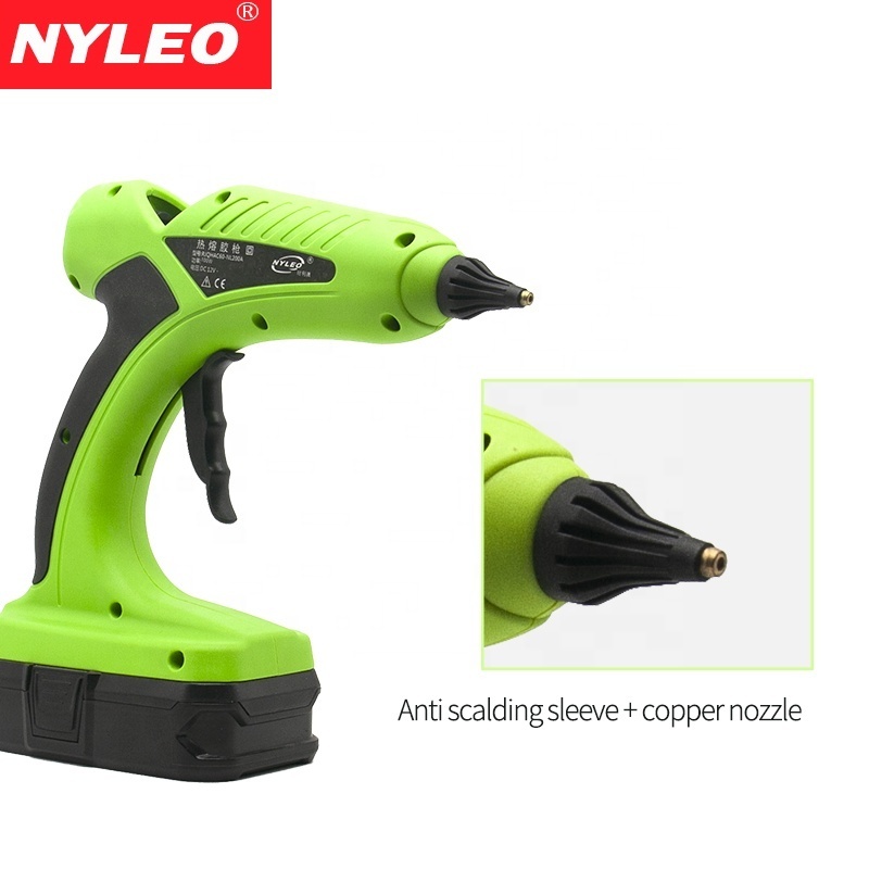 NYLEO hot glue gun cordless 60W 18V glue gun for industrial