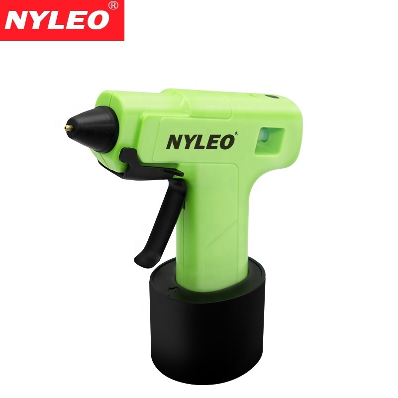 NYLEO cordless glue gun 8-10W  wireless glue gun  15s Fast Preheating Glue Gun For DIY