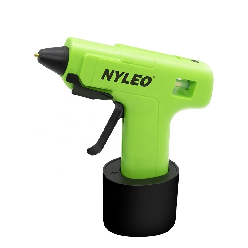 NYLEO cordless glue gun 8-10W  wireless glue gun  15s Fast Preheating Glue Gun For DIY