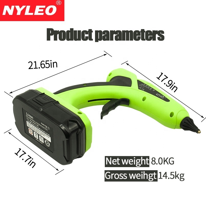 NYLEO hot glue gun cordless 60W 18V glue gun for industrial