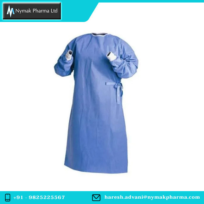 Top Selling 100% Cotton Medical Gowns Hospital Clothing Patient Gown