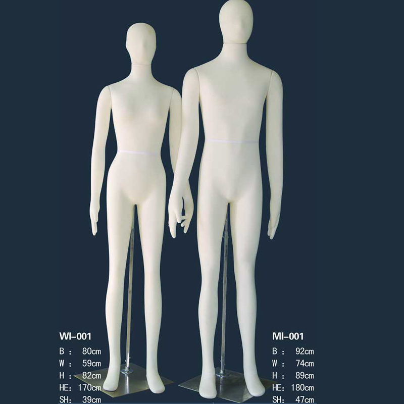 full body soft PU adult mannequins