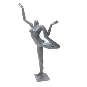 Fiberglass full body yoga female mannequin