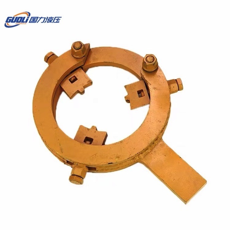 Construction Machinery Parts Professional 2-4 Claws Cylinder Gland Wrench, Hydraulic Cylinder Repair Tools for Excavator