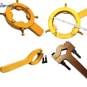 Construction Machinery Parts Professional 2-4 Claws Cylinder Gland Wrench, Hydraulic Cylinder Repair Tools for Excavator