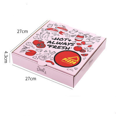 Pizza Box Disposable Pizza Paper Boxes High Quality Cartoon Wholesale 7