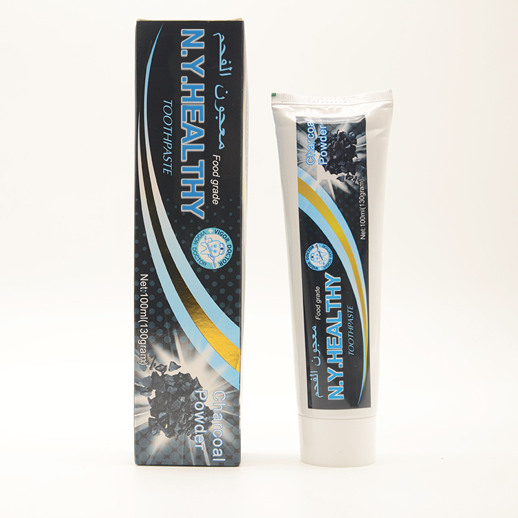 Activated Charcoal Toothpaste for Whitening Reduced Sensitive Toothpaste Intensive Stain Removal Fluoride Free