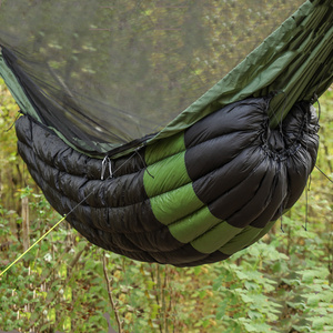 Thickened Multi-functional Hammock Underquilt 700FP Duck Down Warm Outdoor Camping Hammock With Compression Sack