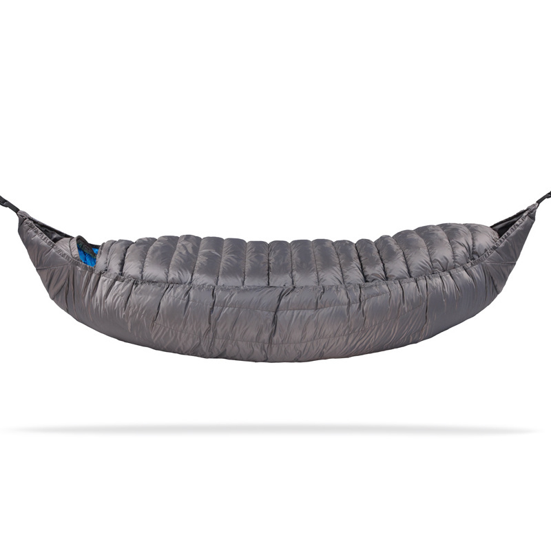 Down Hammock Underquilt 700FP Duck Down Filled Warm Windproof Outdoor Travel Hammock Underquilt Sleeping Bag