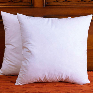 High Quality Home And Hotel Feather Cushion Insert Duck/Goose Down Pillow Wholesale