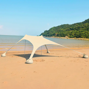 Pop Up Beach Sunshade With Carrying Bag Anti-uv Portable Sun Shade Shelter For 3 Person