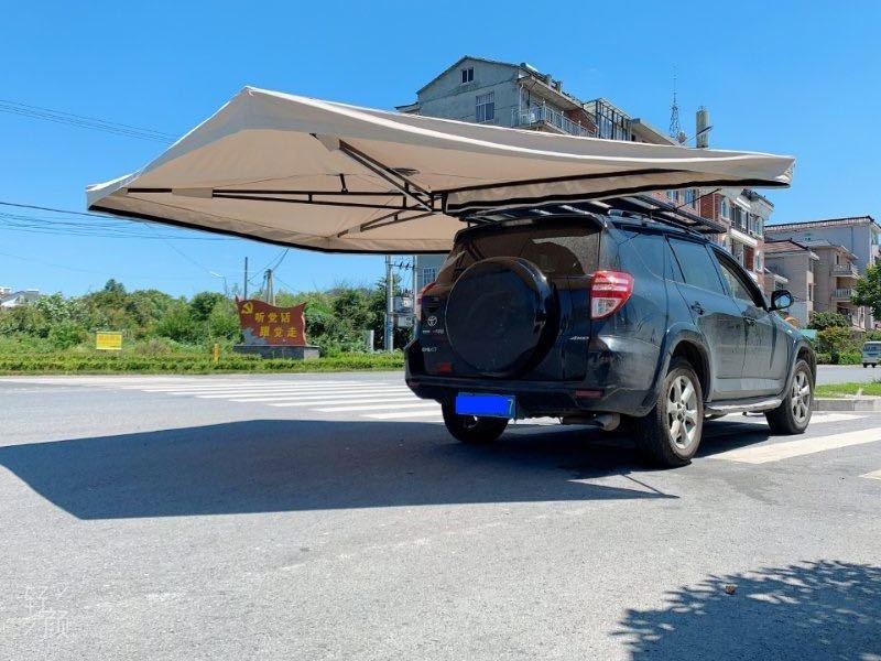 Customized 4X4 Retractable Outdoor Camping 1.4*2.0m Tent for 1-2 Person Easy Assemble Car Side Awning