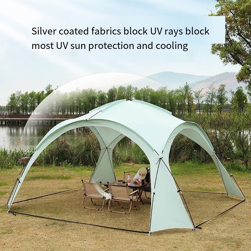 Wholesale by manufacturer gazebo party outdoor canopy garden sun shade tente camping familiale 6m dome tent