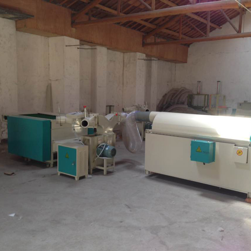 Automatic pillow making polyester ball fibre filling machine