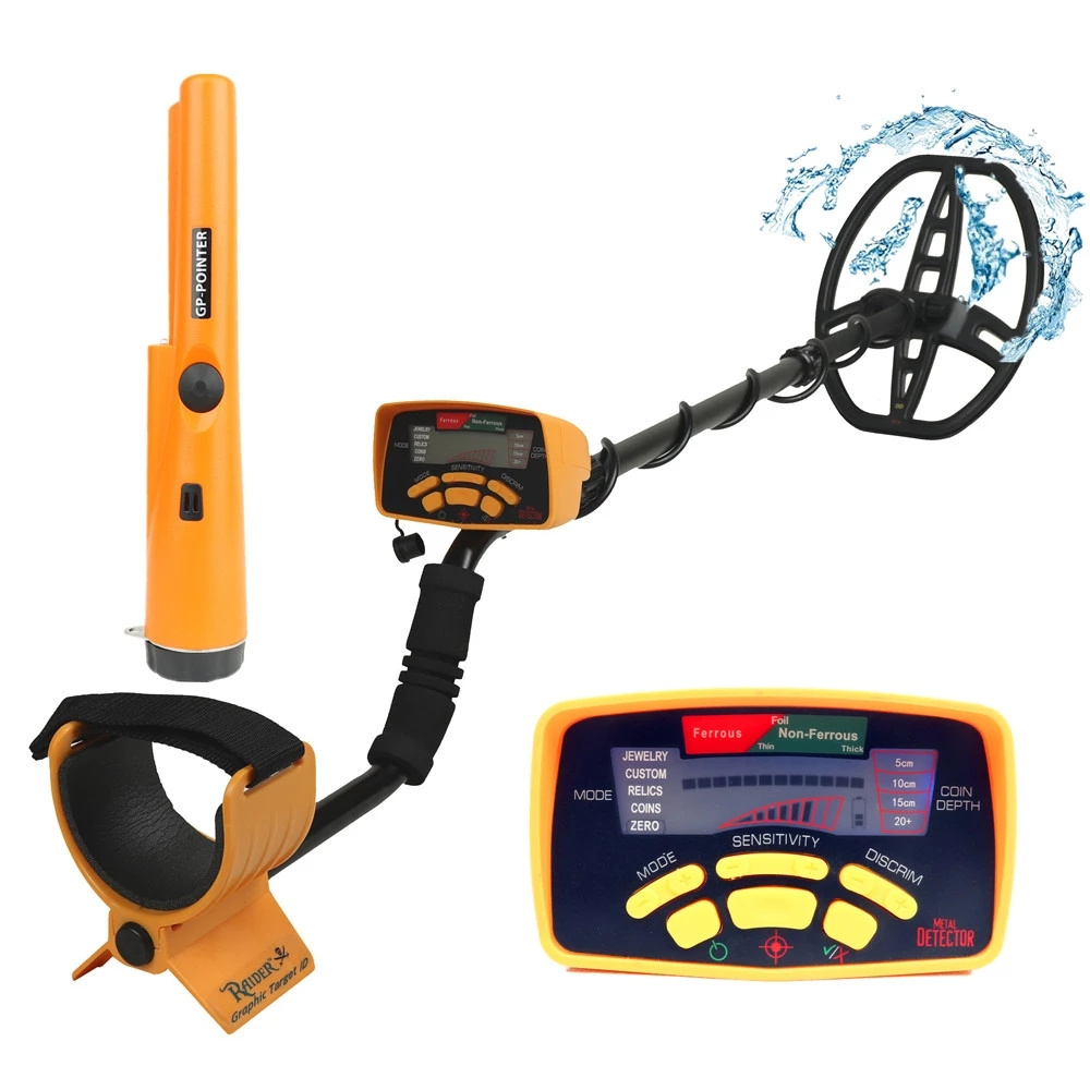 Long range 5 meters deep metal detector MD-6350 underground gold detector