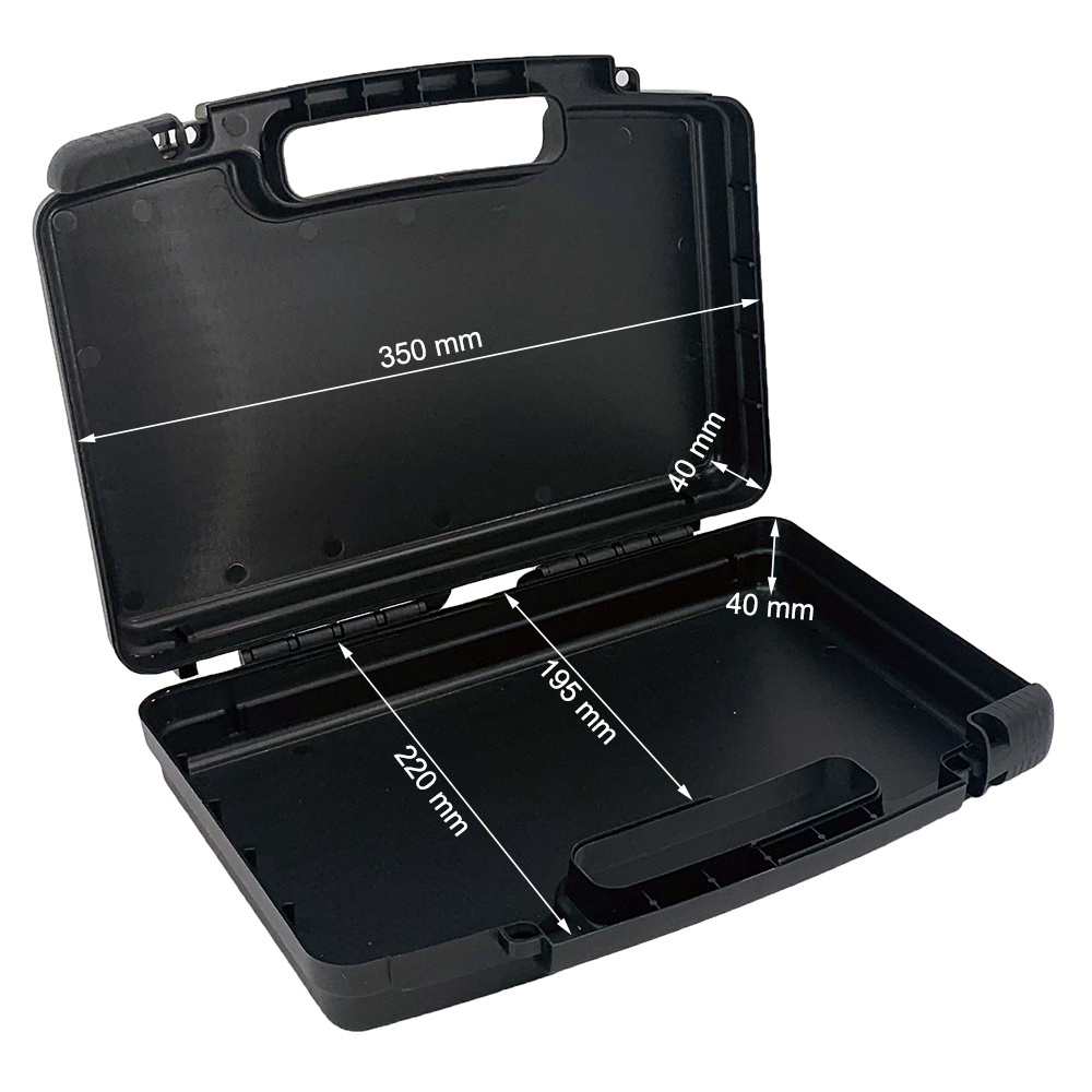 Light-weight PP Plastic Carrying Case - Compact Gun Storage Case for Handguns and Shooting Sports Equipment, Tool Box