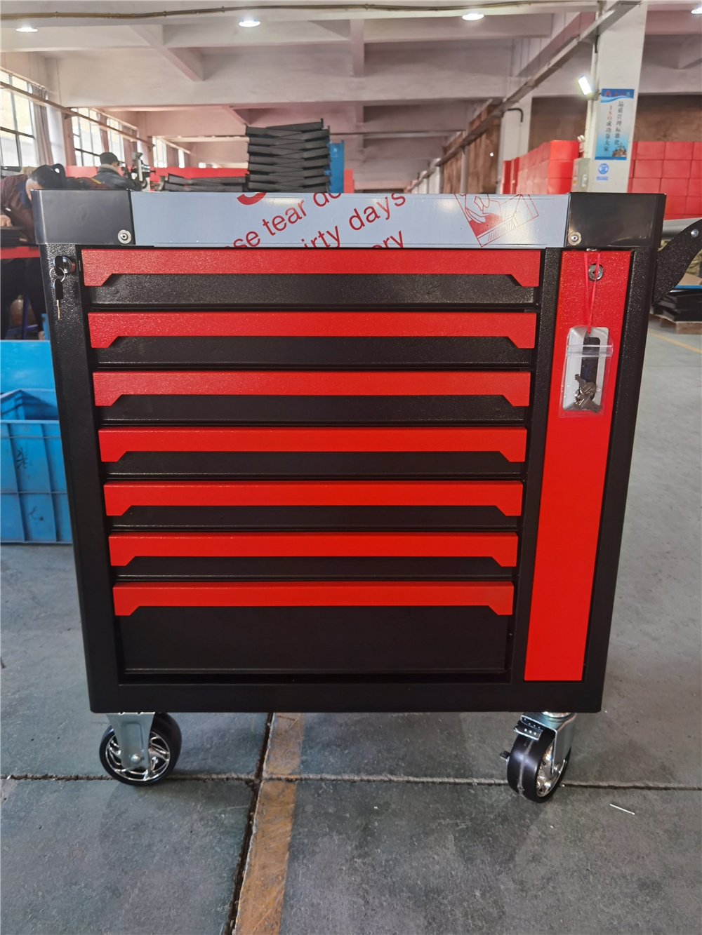 420 Pcs Tool Sets Rolling Box Heavy Duty Stainless Steel Tool Chest 7 Drawers Tool Cabinet Cart Trolley