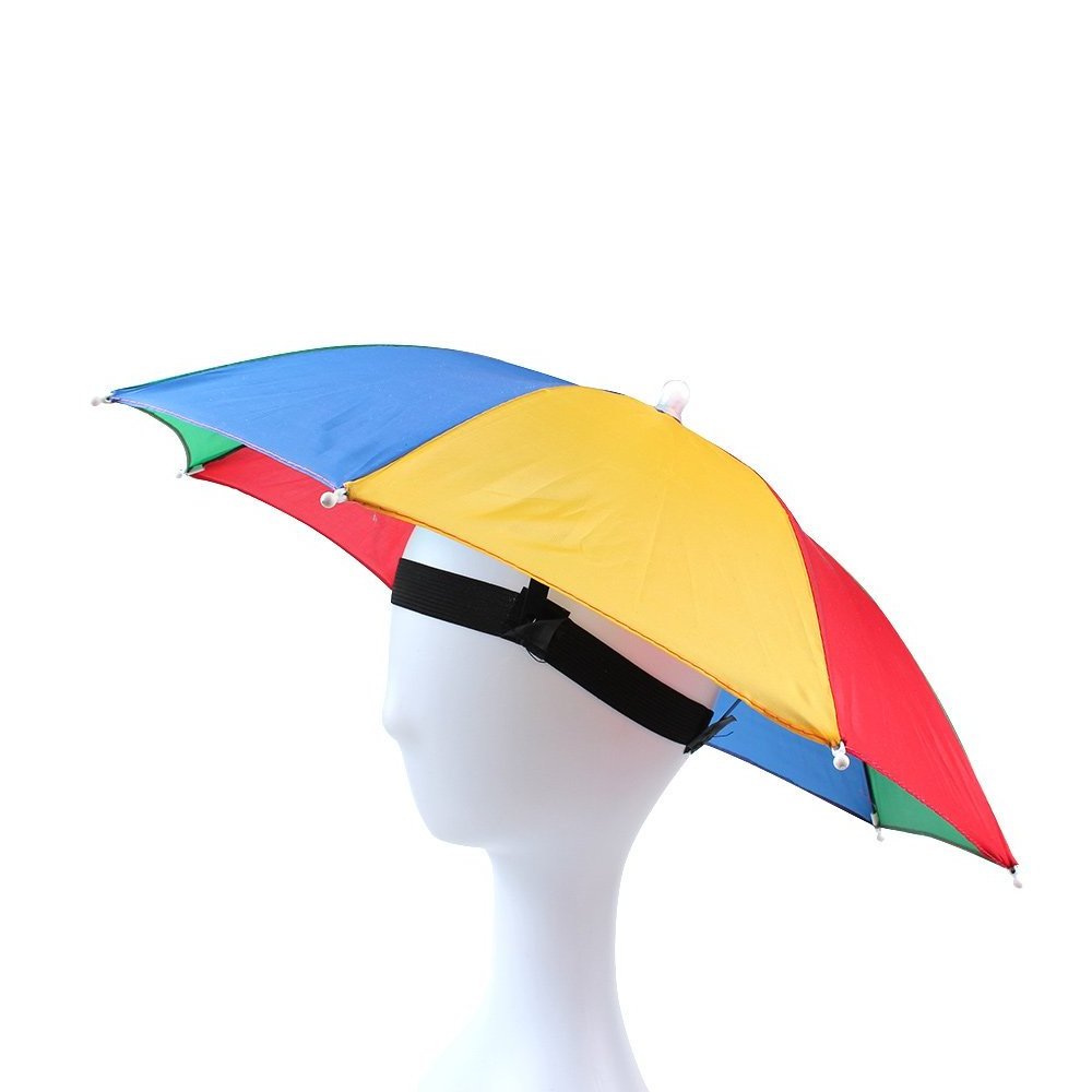 Garden Fishing Head Umbrella Hat 15inch Outdoor Working Use Hat Umbrella