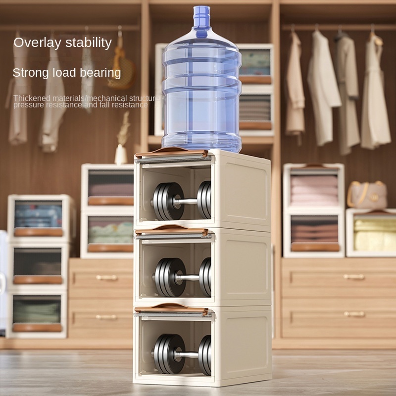 Drawer Style Storage Cabinet Bedroom Bedside Table Multi-layer Household Snack Storage Cabinet Narrow