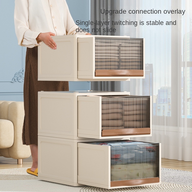 Drawer Style Storage Cabinet Bedroom Bedside Table Multi-layer Household Snack Storage Cabinet Narrow