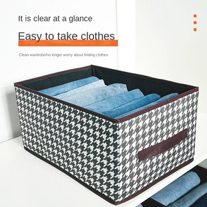 2024 Large Capacity Thick Non-woven Quilt Storage Boxes Reusable Cube Storage Bag Organizer for Home Organizer Bedroom Single