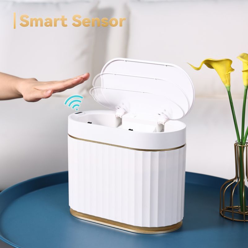 5L Automatic Operation Smart Trash Can Electronic Touchless Sensor Auto Induction Smart Waste Bin Rubbish Bin