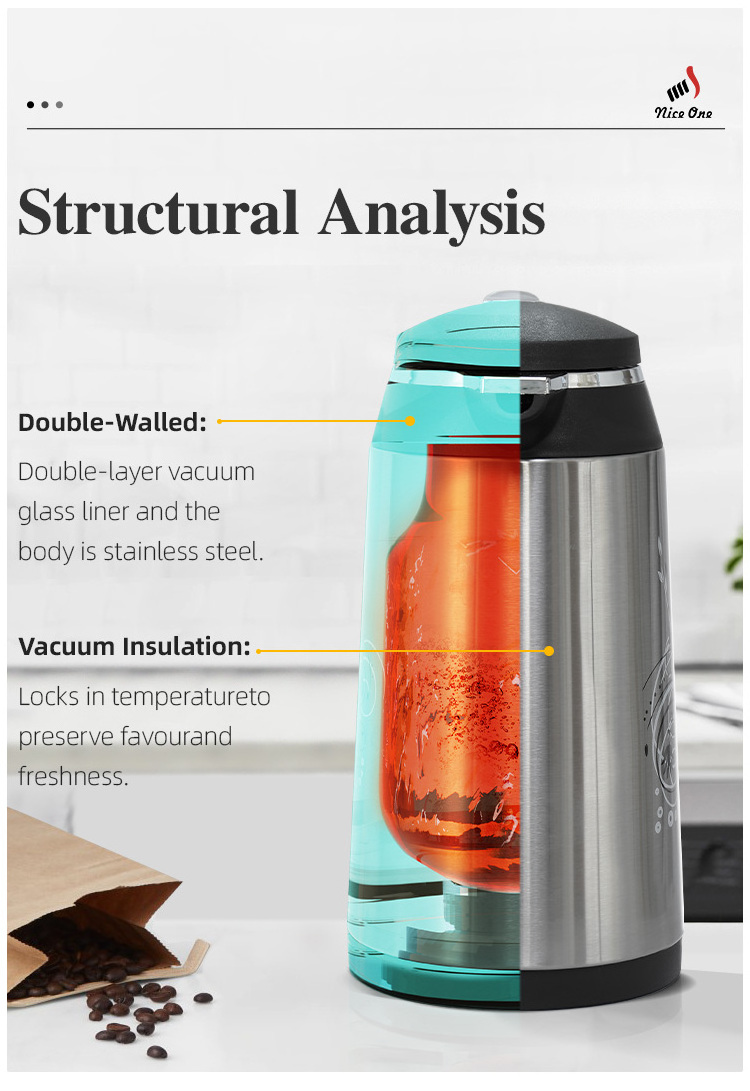 Niceone Water Thermos Tea Coffee Stainless Steel Vacuum Flask