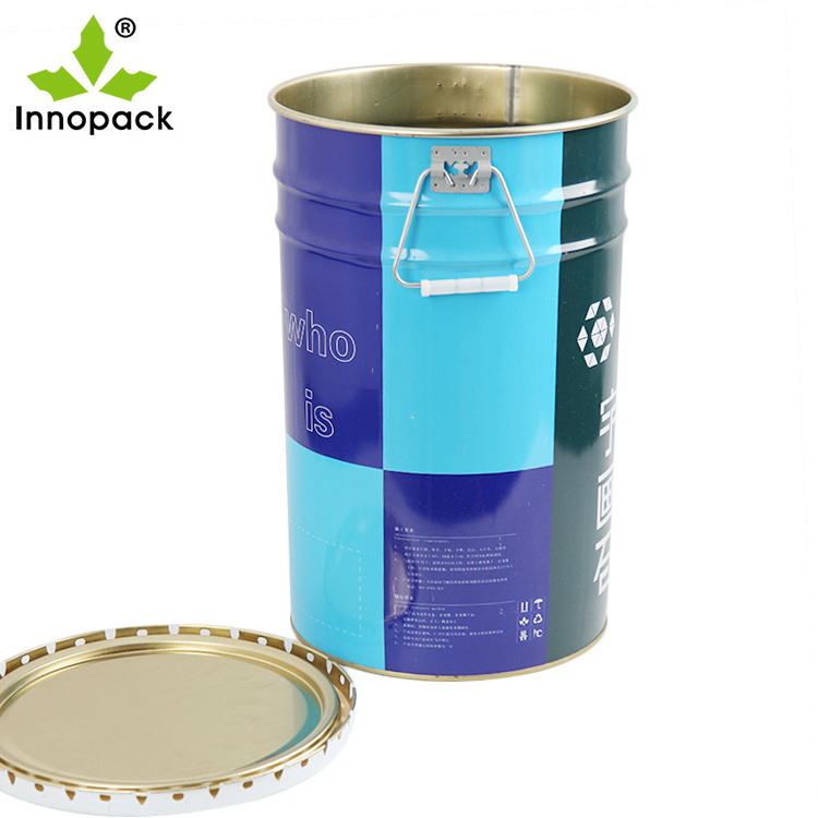 Factory Direct Sales stainless steel barrel metal tin containers for paint wholesale With Low Price