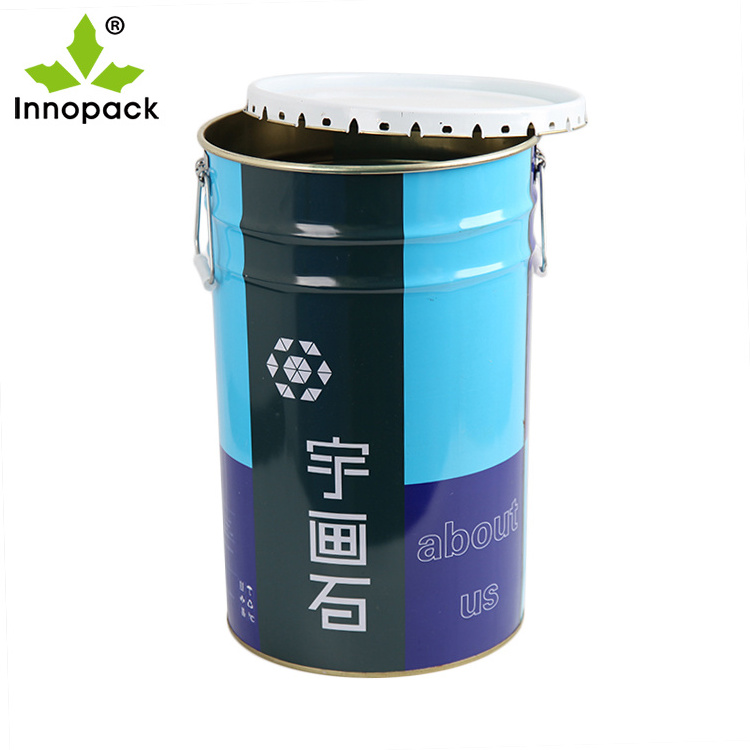 Factory Direct Sales stainless steel barrel metal tin containers for paint wholesale With Low Price