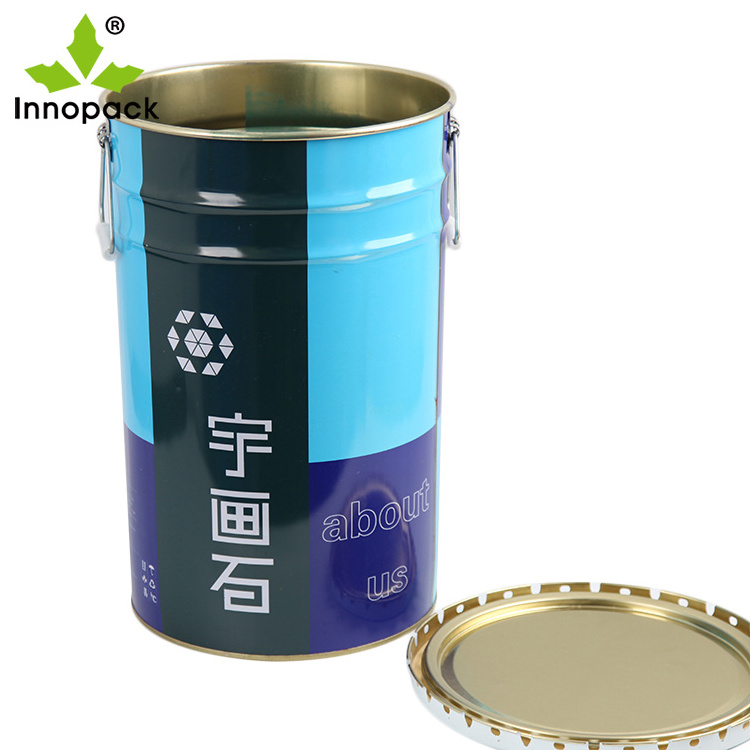 Factory Direct Sales stainless steel barrel metal tin containers for paint wholesale With Low Price