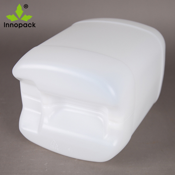 Unstackable 20 liter HDPE plastic transparent jerry can