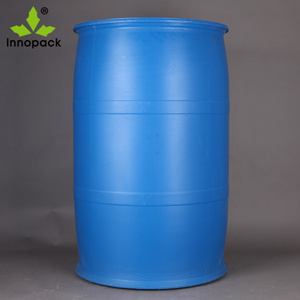 large food grade plastic drum 200 liter with closed top for sale