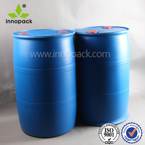 large food grade plastic drum 200 liter with closed top for sale