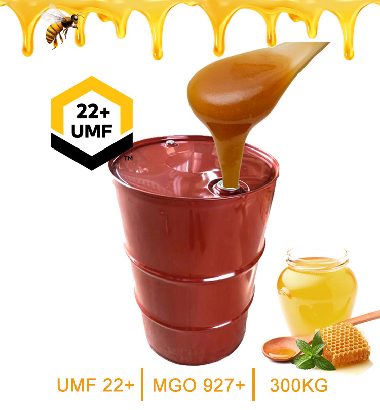 Bulk New Zealand Halal Certified MGO 927+ Manuka Honey 300KG In Food Grade Drums