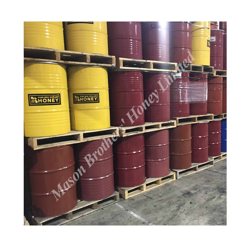 Mason Brothers' New Zealand MGO 263+ Manuka Honey Bulk Suppliers Drum Packaging Wholesale Supply Premium Quality Honey Exporting