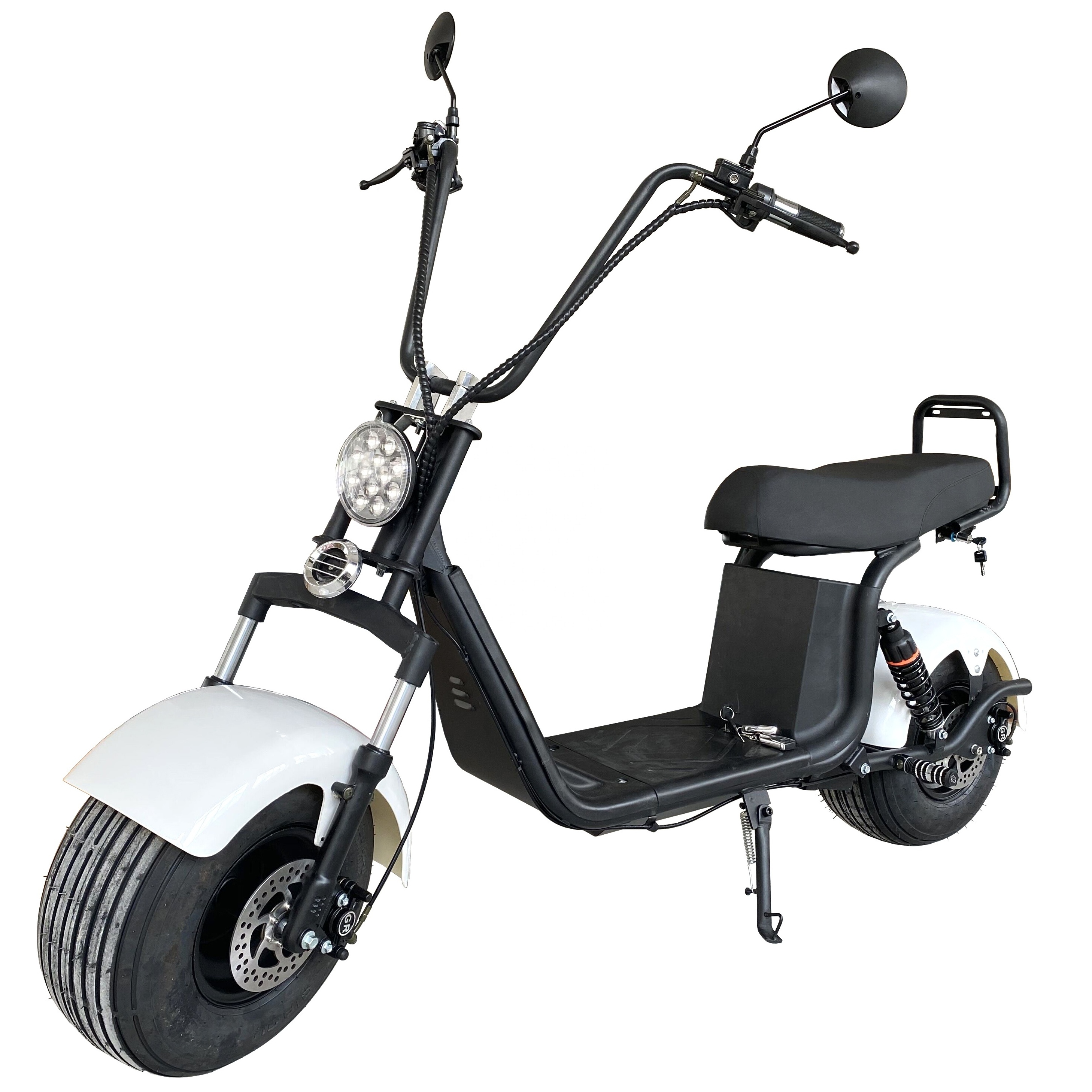 European Warehouse Factory 2 wheel citycoco 1500W 60V 12AH electric scooter powerful nzita motor electric