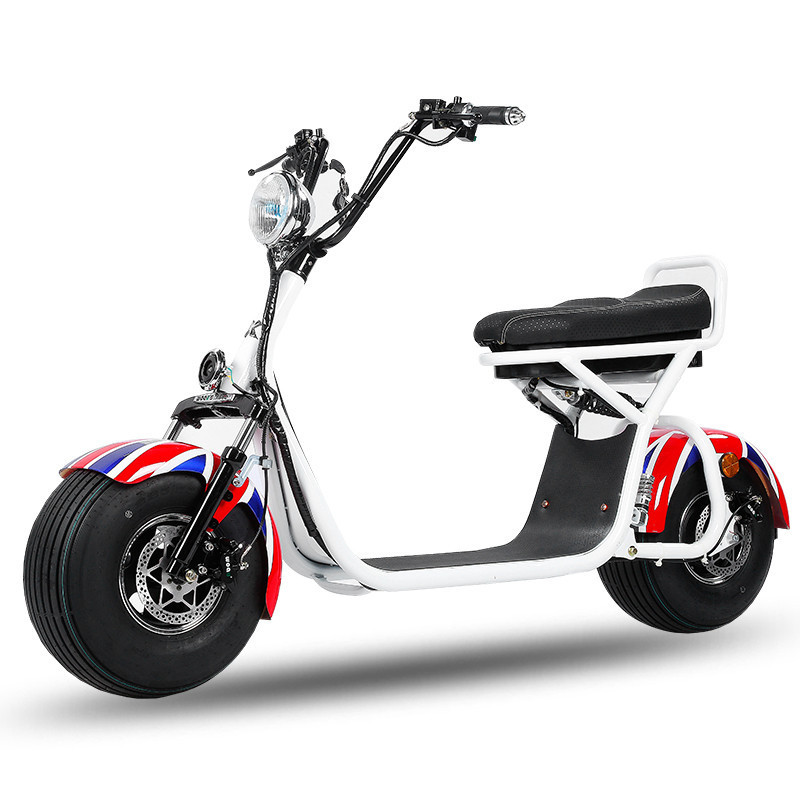 Big wheels 19 INCH 2000W self balancing electric scooter Standing up Off Road Foldable Electric Scooter With Lithium Battery