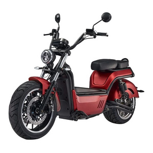 Luqi HL5.0 Europe Warehouse Electric Motorcycle  Fat Tire 4000w Eec Scooter Coc Citycoco