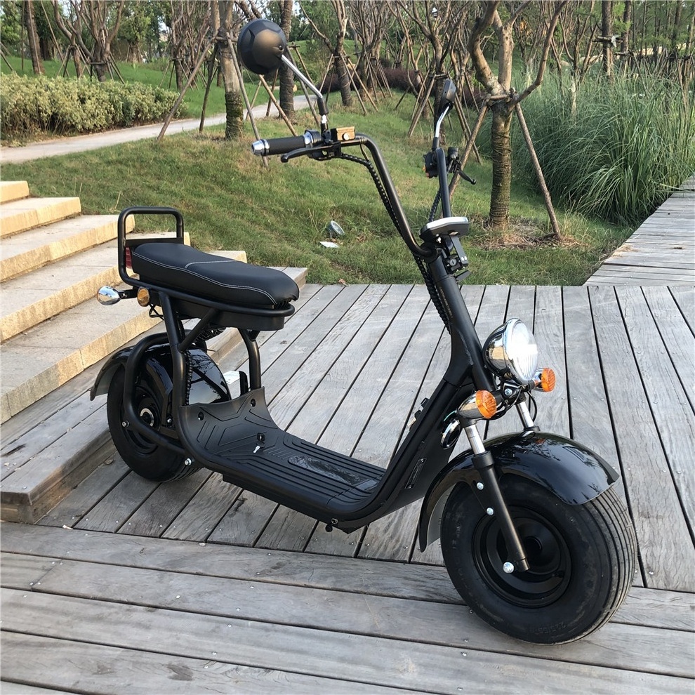 Citycoco in Holland 12 Inch 2000w CityCoco electric skateboard scooter/electric Fat Bike/ Mini Kids Adults Electric Motorcycle